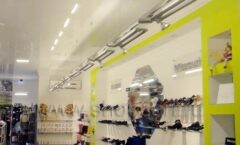 Торговое оборудование отдела детской обуви магазина Винни Рублевское шоссе коллекция СИНИЙ ВЕТЕР Фото 7