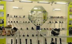 Торговое оборудование отдела детской обуви магазина Винни Рублевское шоссе коллекция СИНИЙ ВЕТЕР Фото 9