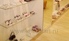 Торговое оборудование отдела детской обуви магазина Винни ТЦ Dream House Барвиха коллекция КОФЕ С МОЛОКОМ Фото 12